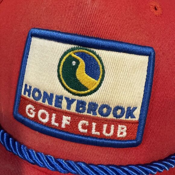 Honeybrook Golf Club Rope Trucker Hat Adjustable Snapback Patch Cap 100% Cotton - Picture 10 of 10